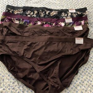 NWT Lane Cacique Women's Panties No Show Hipster 22 24 3X